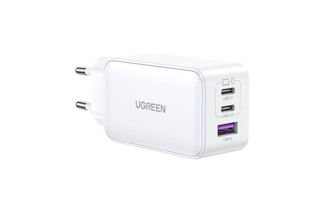 Ugreen Nexode 65W USB C GaN Charger-3 Ports Wall Charger